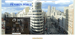 Desktop Screenshot of pensionperezmadrid.com