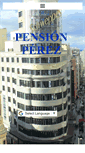 Mobile Screenshot of pensionperezmadrid.com